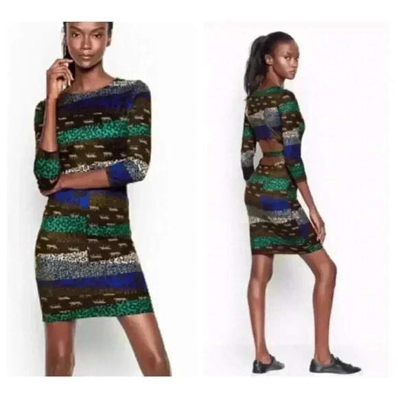 Victoria's Sport Active Leopard Print Dress - Picture 1 of 13